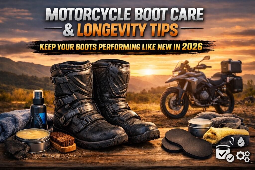Motorcycle Boot Care: How to Clean, Protect & Make Boots Last