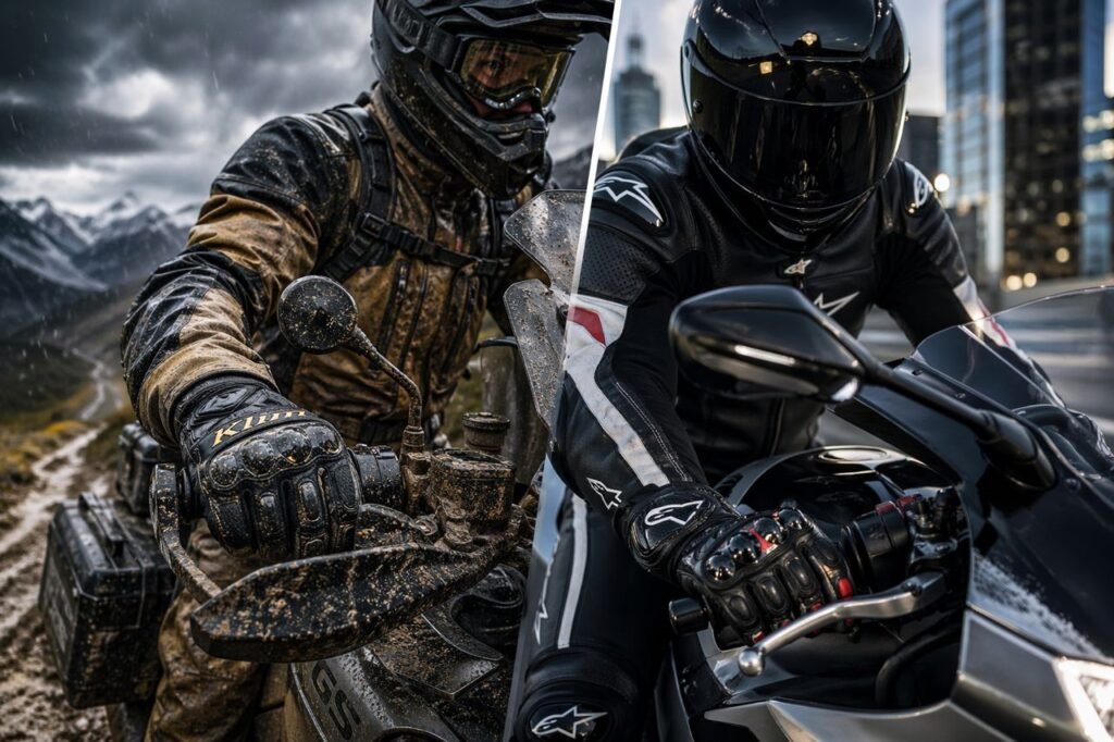 best motorcycle gloves for grip comfort and protection comparison