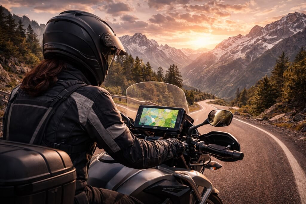 best motorcycle GPS for touring riders on highway navigation