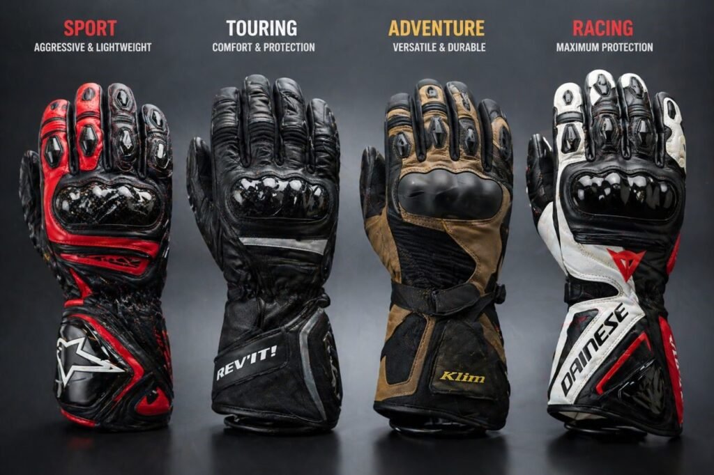 top motorcycle glove brands comparison sport touring adventure racing